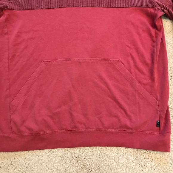 Hurley Nike Dri Fit Hoodie Sweatshirt Mens XL Extra Large Rust Red Pullover - Picture 9 of 12